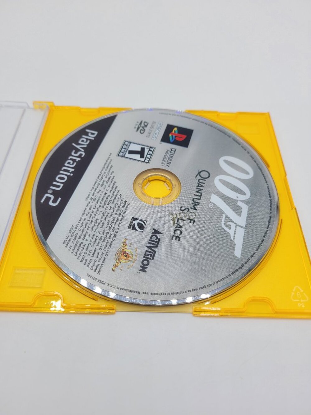 007 Quantum of Solace (Playstation 2 PS2, 2008) Disc Only